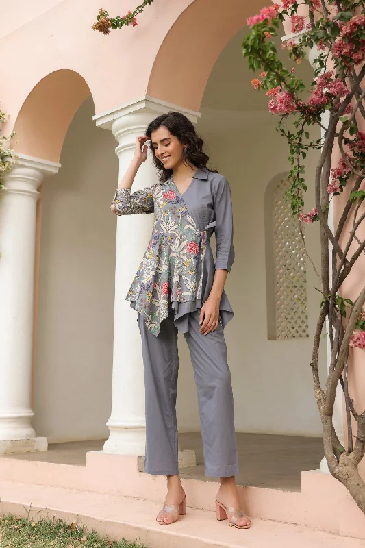 women's pajamas for the holidaysStone Flower Cotton Coord Set